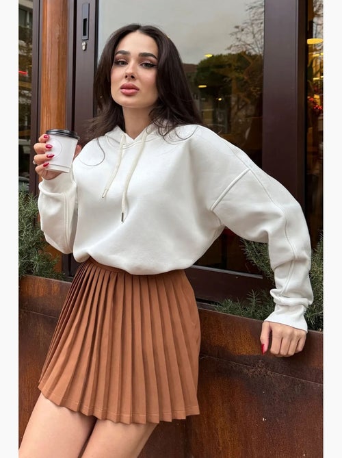 Sweat à capuche oversize avec poche tommy - Kiabi Sweat à capuche oversize avec poche tommy - Kiabi