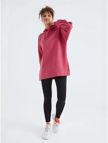 Sweat à capuche oversize avec poche tommy