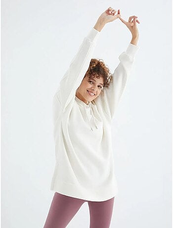 Sweat à capuche oversize avec poche tommy