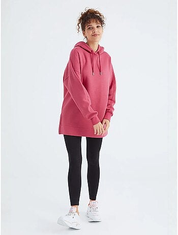 Sweat à capuche oversize avec poche tommy