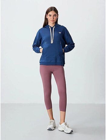 Sweat à capuche oversize avec poche tommy
