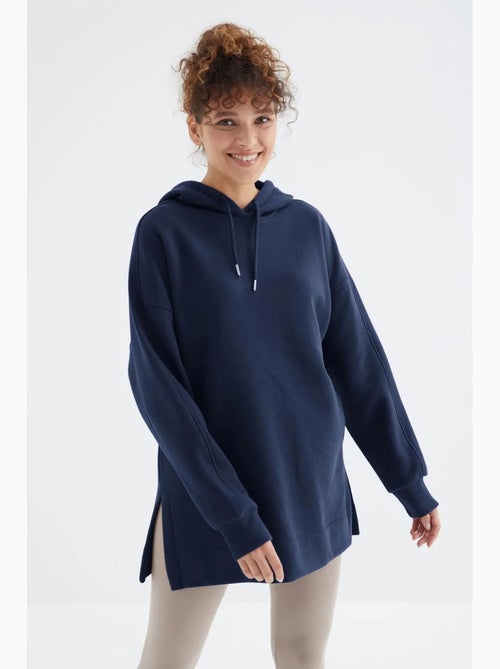 Sweat à capuche oversize avec poche tommy - Kiabi Sweat à capuche oversize avec poche tommy - Kiabi