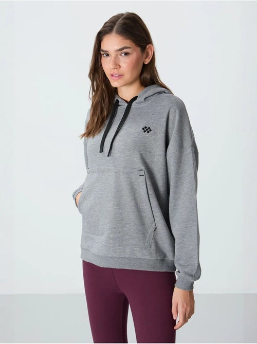 Sweat à capuche oversize avec poche tommy - Kiabi Sweat à capuche oversize avec poche tommy - Kiabi