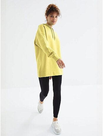 Sweat à capuche oversize avec poche tommy