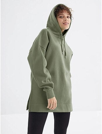 Sweat à capuche oversize avec poche tommy