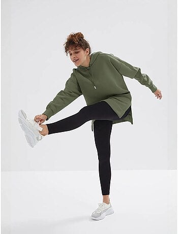 Sweat à capuche oversize avec poche tommy