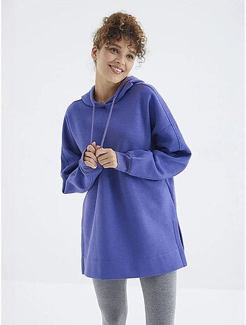 Sweat à capuche oversize avec poche tommy