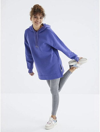 Sweat à capuche oversize avec poche tommy