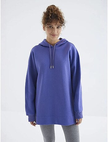 Sweat à capuche oversize avec poche tommy