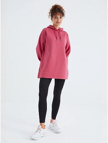 Sweat à capuche oversize avec poche tommy