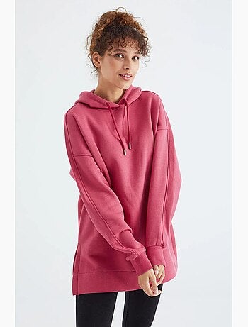 Sweat à capuche oversize avec poche tommy