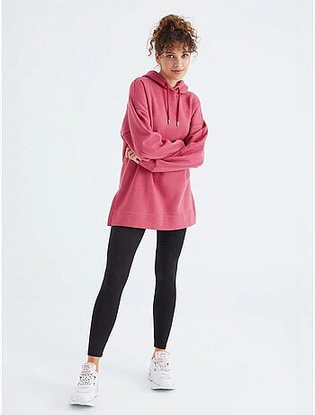 Sweat à capuche oversize avec poche tommy