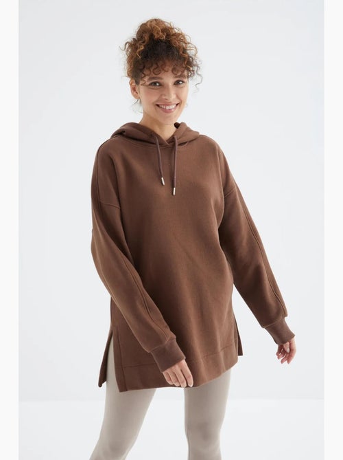 Sweat à capuche oversize avec poche tommy - Kiabi Sweat à capuche oversize avec poche tommy - Kiabi