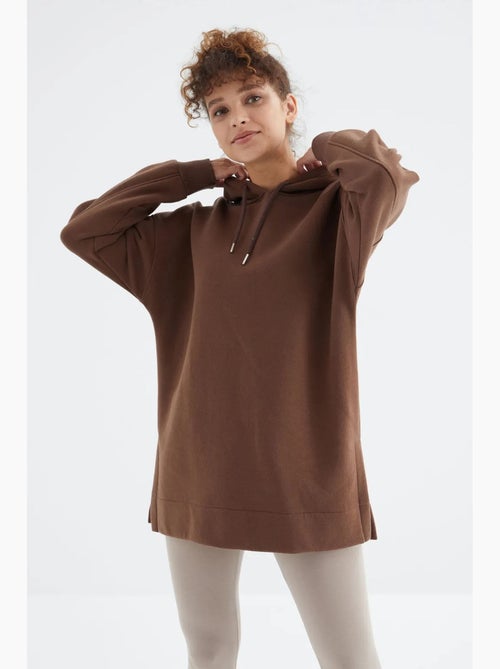 Sweat à capuche oversize avec poche tommy - Kiabi