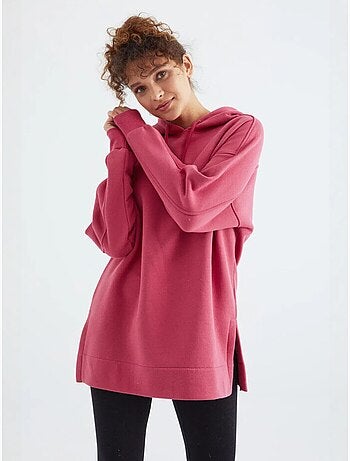 Sweat à capuche oversize avec poche tommy