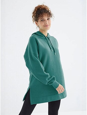 Sweat à capuche oversize avec poche tommy