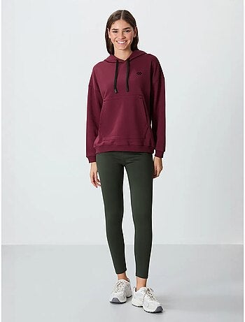 Sweat à capuche oversize avec poche tommy