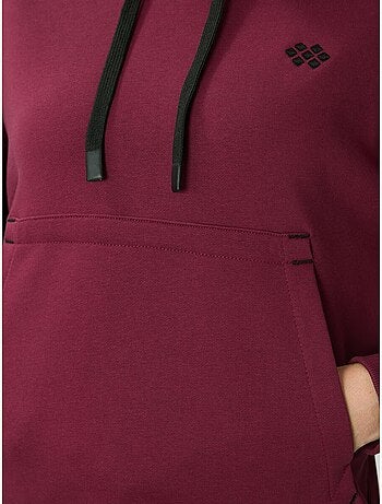 Sweat à capuche oversize avec poche tommy