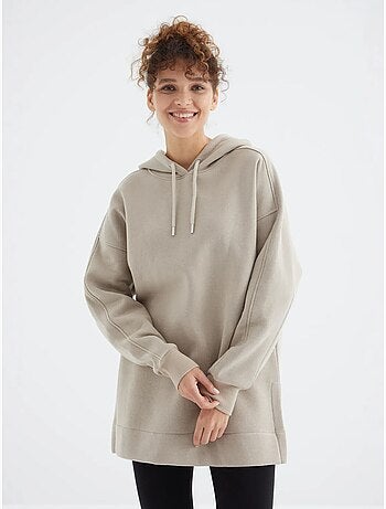 Sweat à capuche oversize avec poche tommy