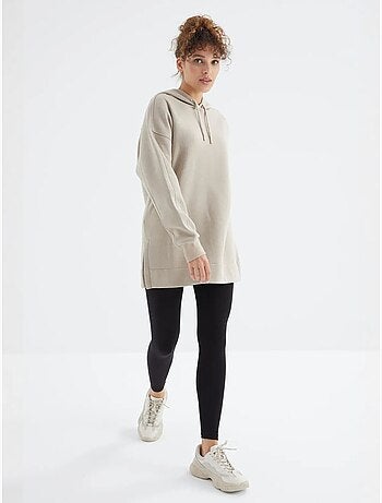 Sweat à capuche oversize avec poche tommy