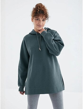Sweat à capuche oversize avec poche tommy