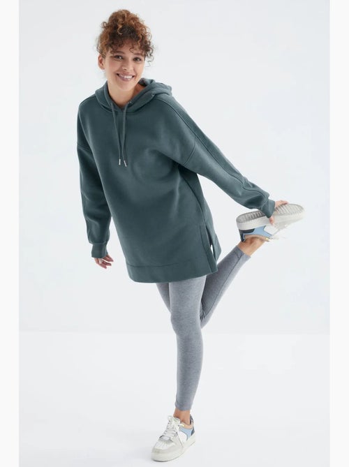 Sweat à capuche oversize avec poche tommy - Kiabi