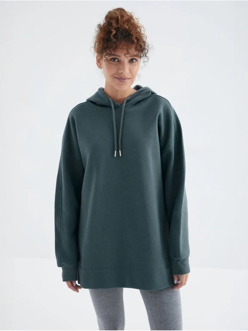 Sweat à capuche oversize avec poche tommy - Kiabi