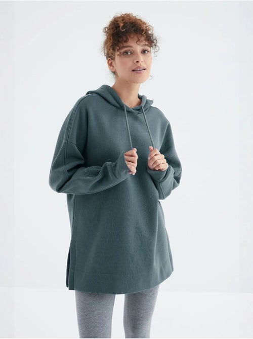 Sweat à capuche oversize avec poche tommy - Kiabi