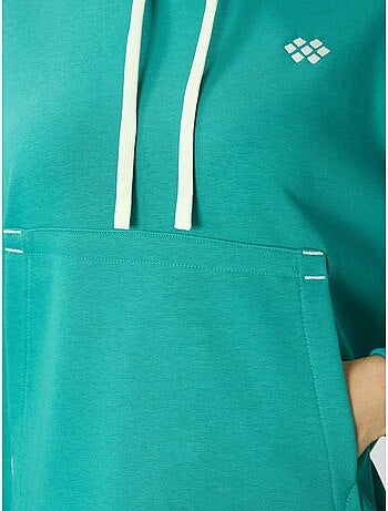 Sweat à capuche oversize avec poche tommy
