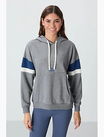 Sweat à capuche oversize color block tommy