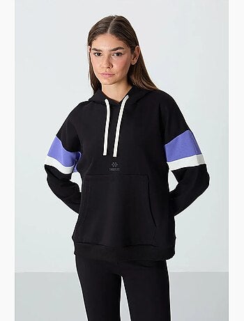 Sweat à capuche oversize color block tommy