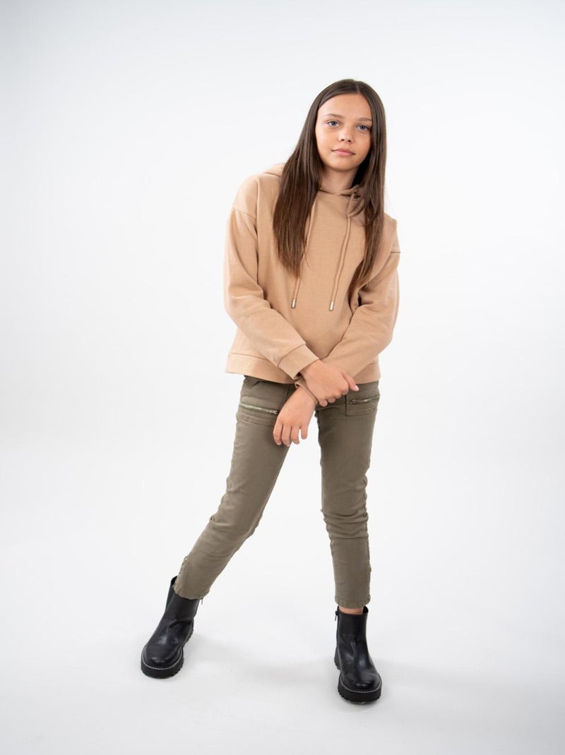 Sweat à capuche oversize 'Deeluxe' Beige foncé - Kiabi