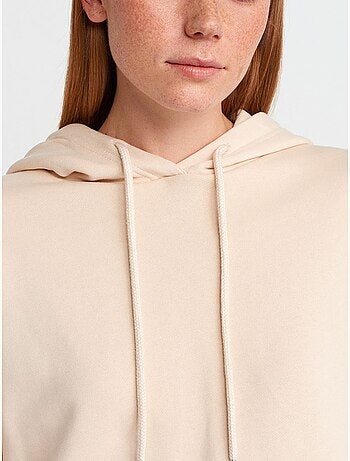 Sweat à capuche oversize en coton avec zip dilvin