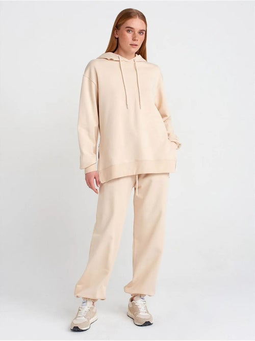 Sweat à capuche oversize en coton avec zip dilvin - Kiabi Sweat à capuche oversize en coton avec zip dilvin - Kiabi