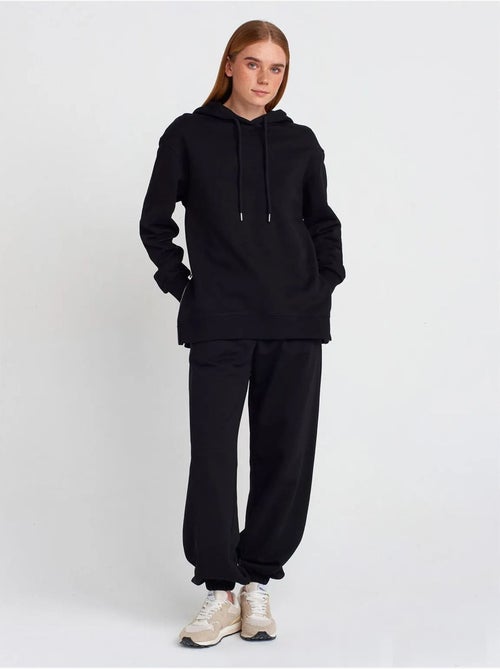 Sweat à capuche oversize en coton avec zip dilvin - Kiabi Sweat à capuche oversize en coton avec zip dilvin - Kiabi