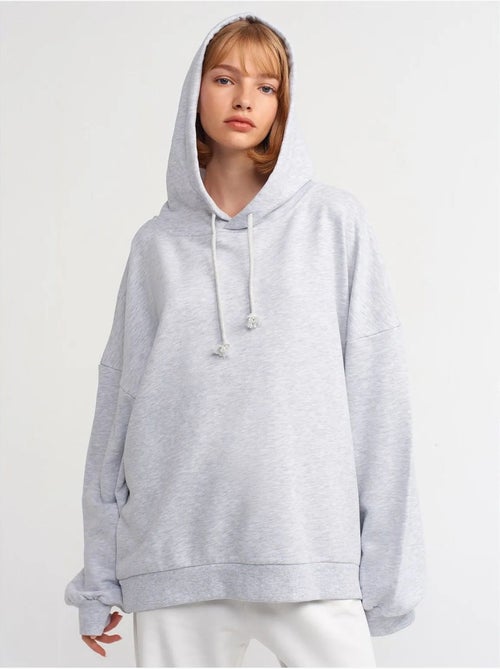 Sweat À Capuche Oversize En Coton - Kiabi Sweat À Capuche Oversize En Coton - Kiabi