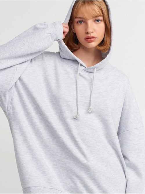 Sweat À Capuche Oversize En Coton - Kiabi Sweat À Capuche Oversize En Coton - Kiabi