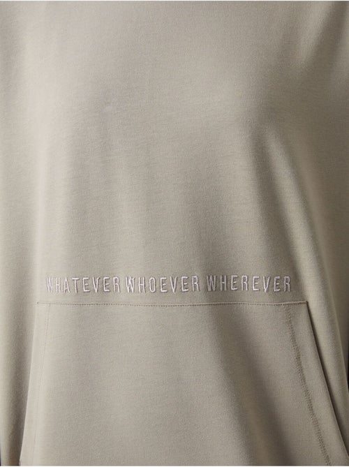 Sweat à capuche oversize imprimé tommy - Kiabi Sweat à capuche oversize imprimé tommy - Kiabi