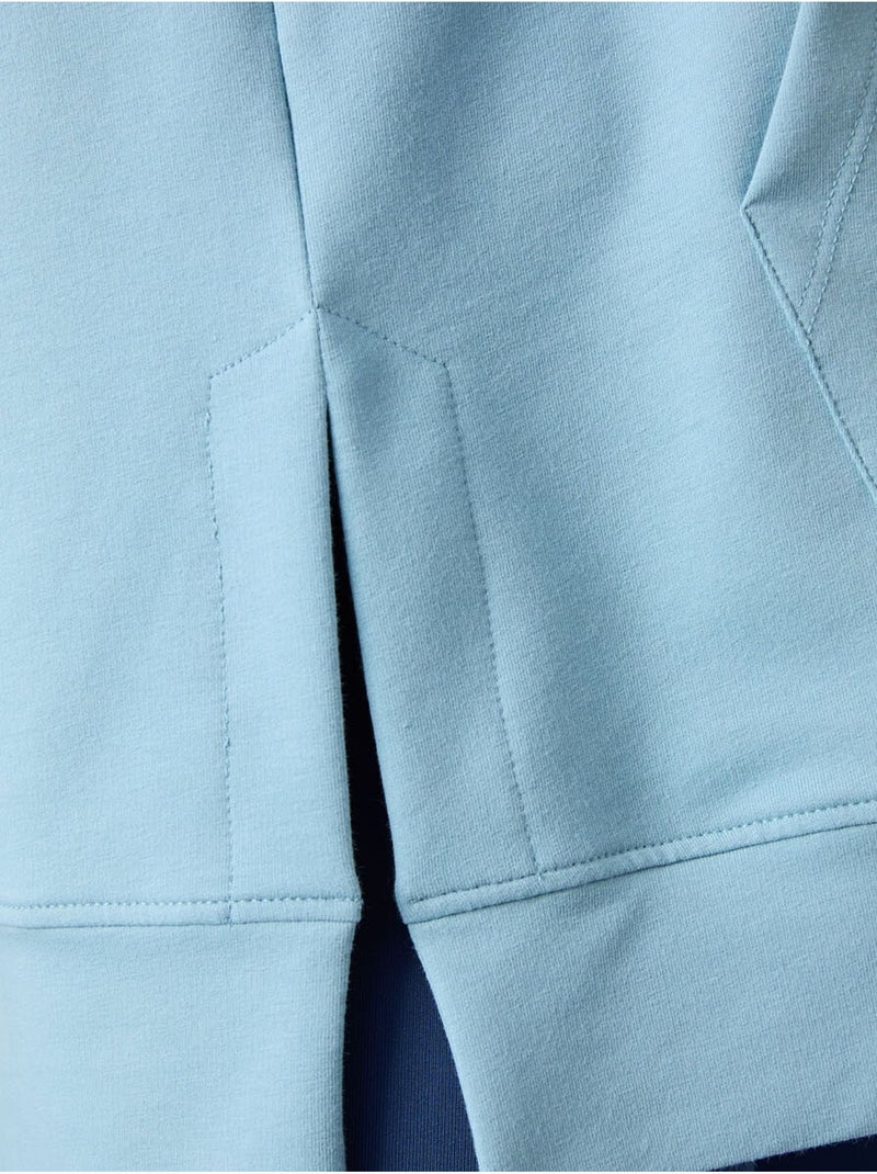 Sweat à capuche oversize imprimé tommy Bleu ciel - Kiabi
