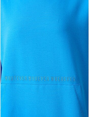 Sweat à capuche oversize imprimé tommy