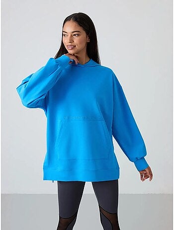 Sweat à capuche oversize imprimé tommy