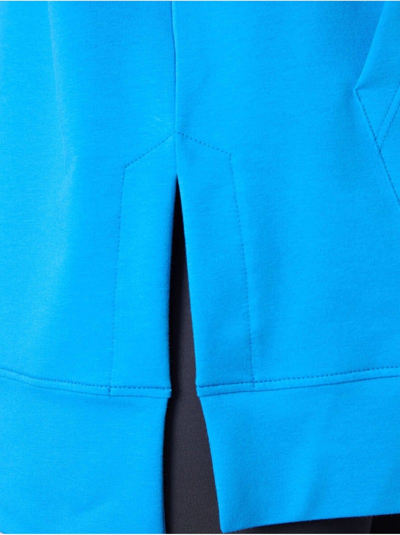 Sweat à capuche oversize imprimé tommy Bleu électrique - Kiabi