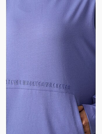 Sweat à capuche oversize imprimé tommy