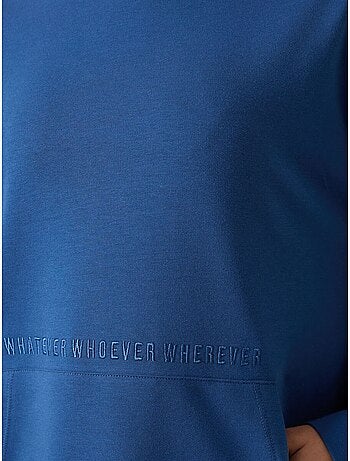 Sweat à capuche oversize imprimé tommy