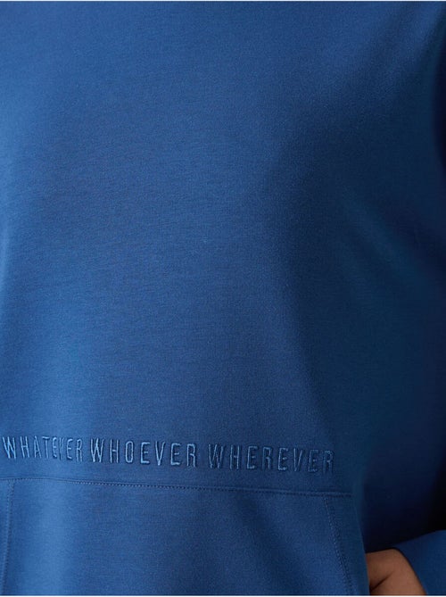 Sweat à capuche oversize imprimé tommy - Kiabi Sweat à capuche oversize imprimé tommy - Kiabi