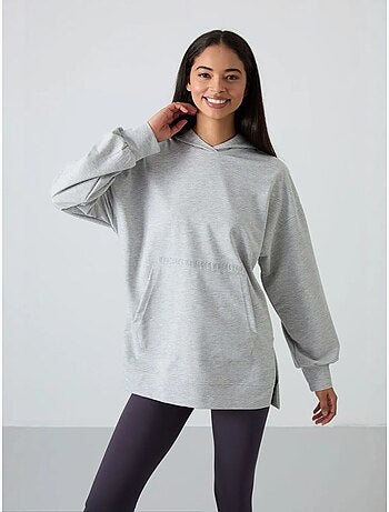 Sweat à capuche oversize imprimé tommy