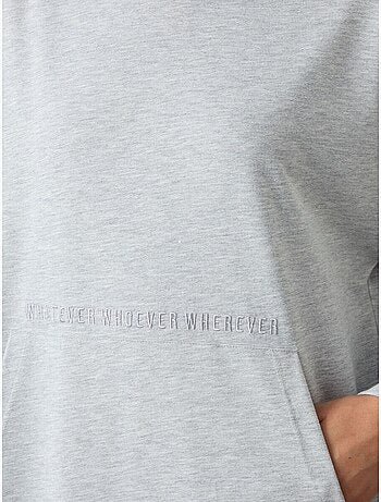 Sweat à capuche oversize imprimé tommy