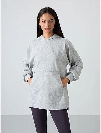 Sweat à capuche oversize imprimé tommy