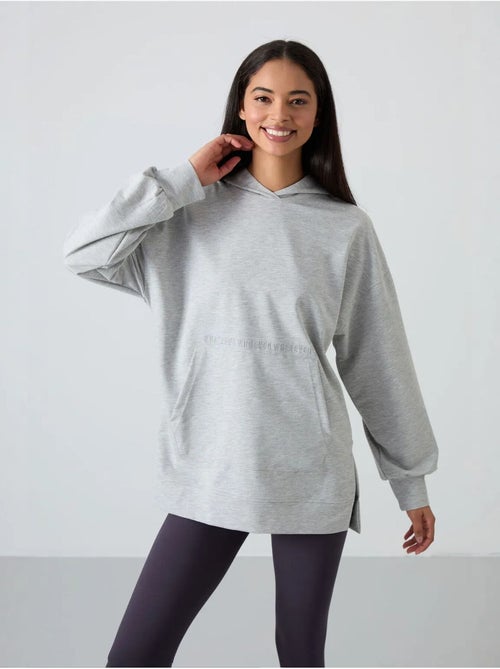 Sweat à capuche oversize imprimé tommy - Kiabi Sweat à capuche oversize imprimé tommy - Kiabi