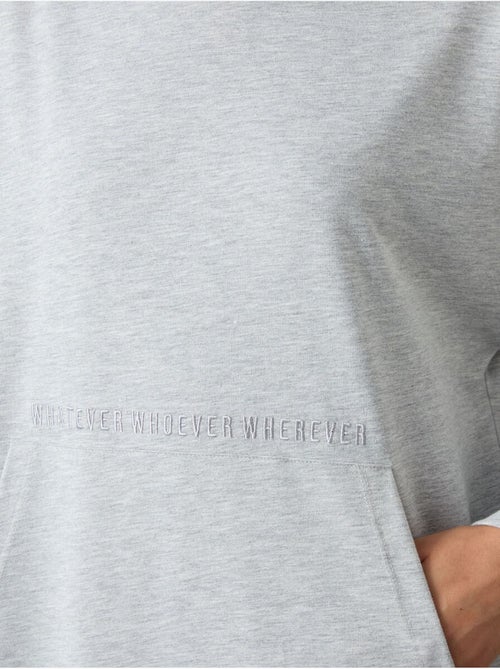 Sweat à capuche oversize imprimé tommy - Kiabi Sweat à capuche oversize imprimé tommy - Kiabi